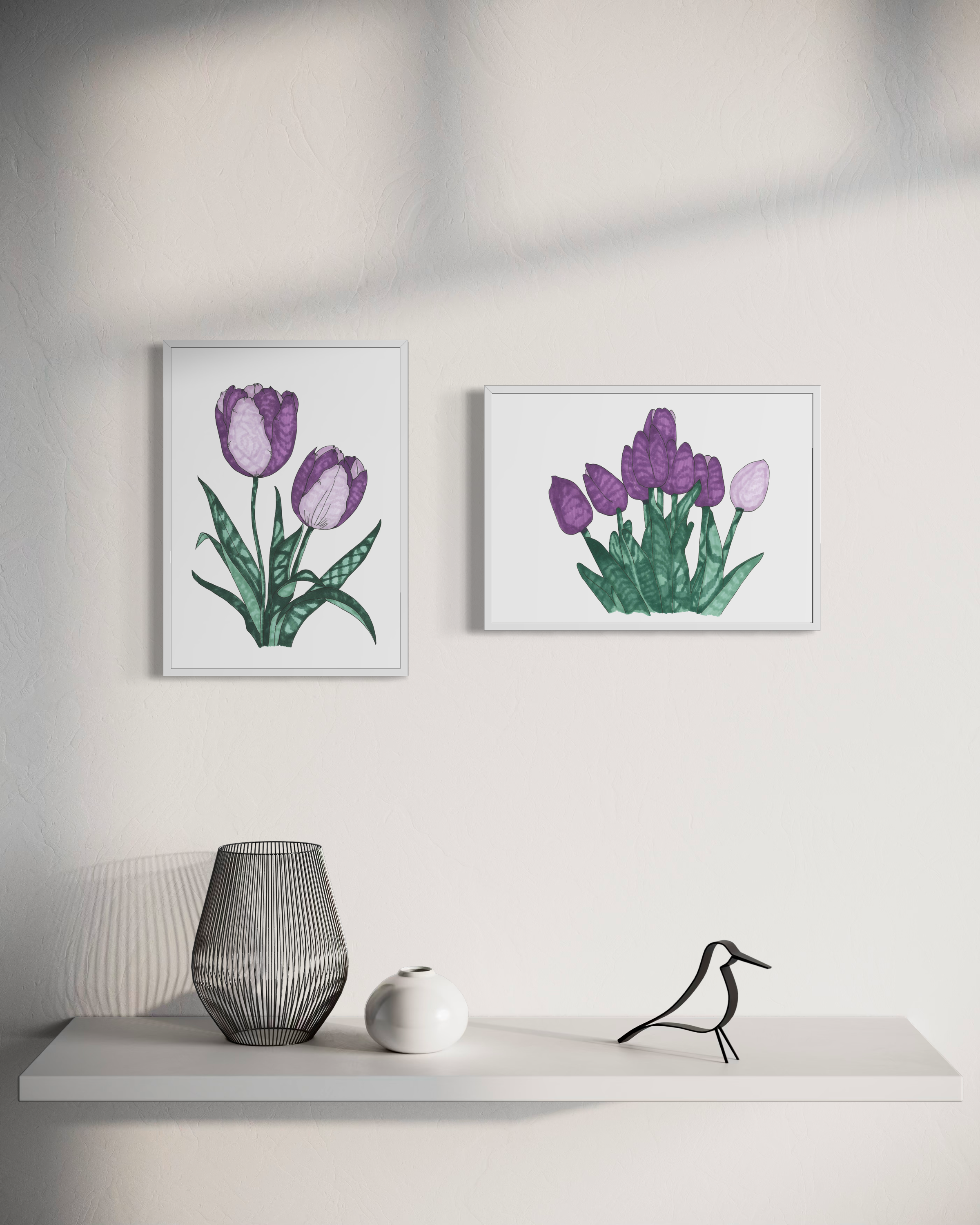 Violet Tulips
