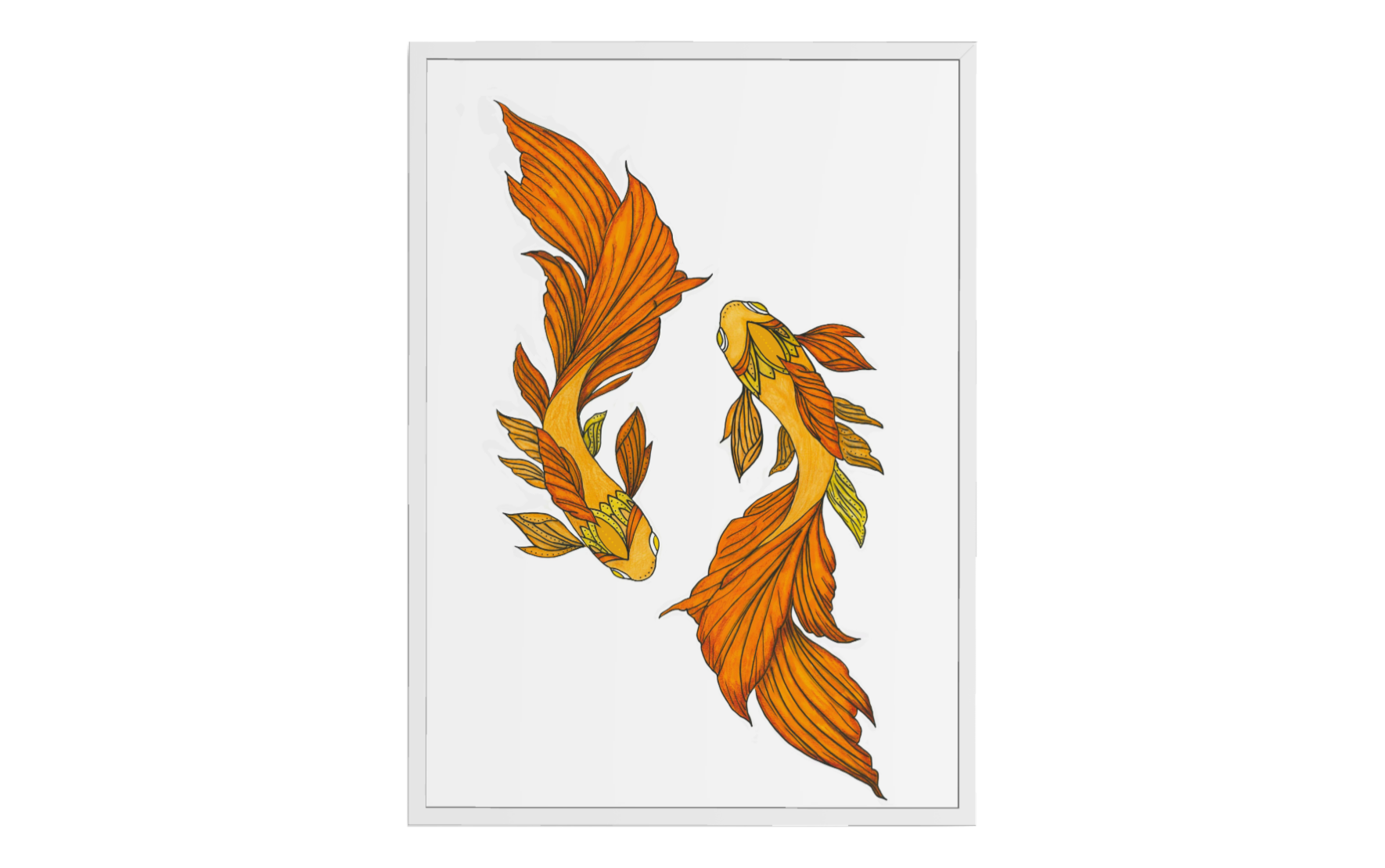 Minimalistic Koi