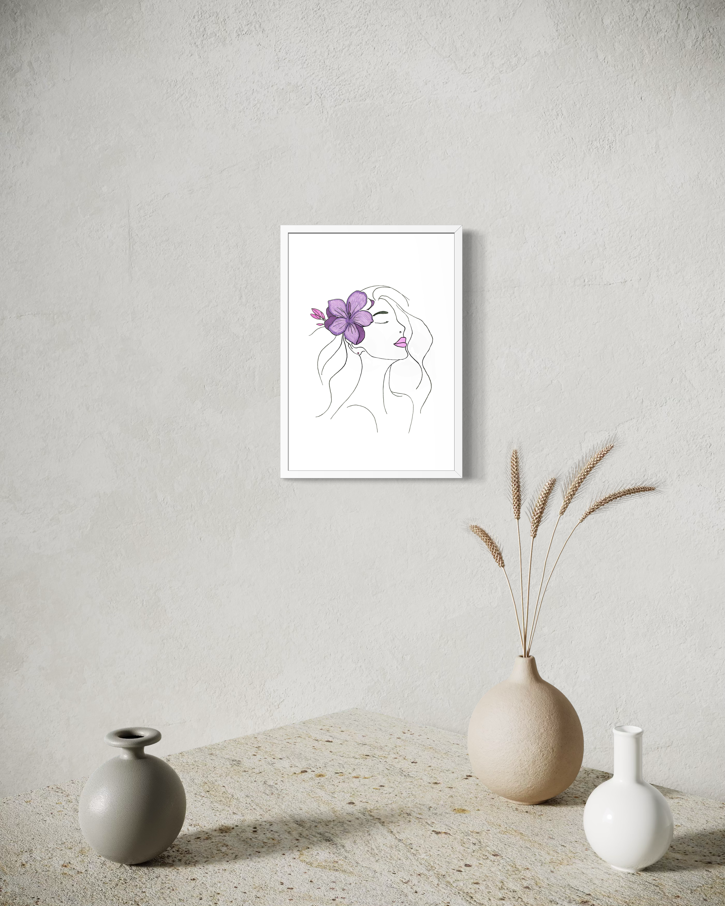 Floral Muse – Single Portrait II